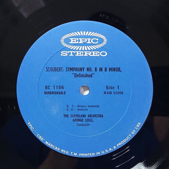 George Szell LP Schubert: Unfinished Symphony No. 8 / Haydn: Oxford Symphony 92 - Picture 3 of 4